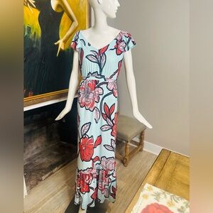 IMAN Tiered Maxi Dress